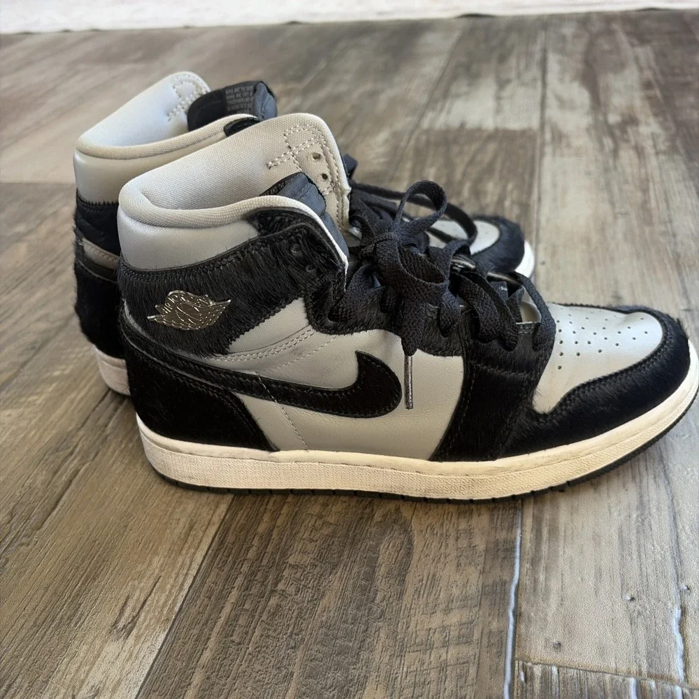 Nike‎ Women Air Jordan 1 Retro High OG TWISTED 2.0 Black Grey (DZ2523-001) US 8